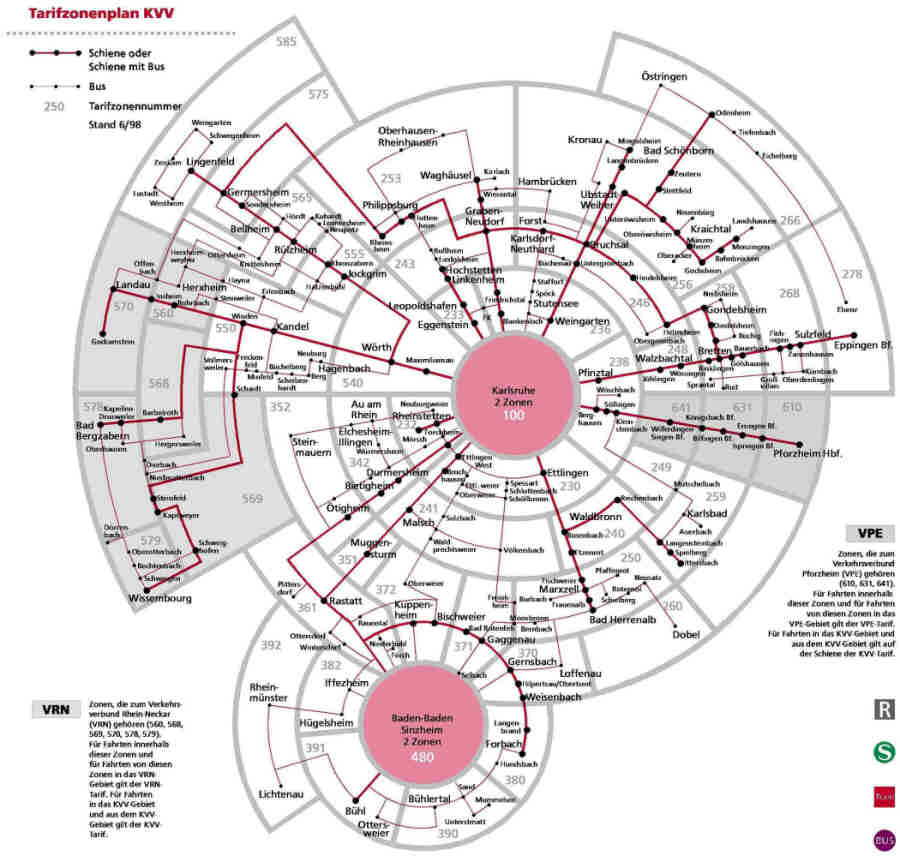 Zonenplan des KVV (69533 Byte)